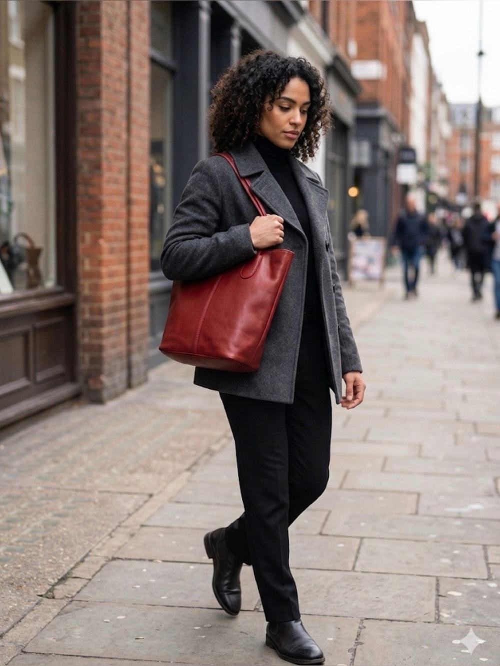Coach Burgundy Leather Tote vintage bag